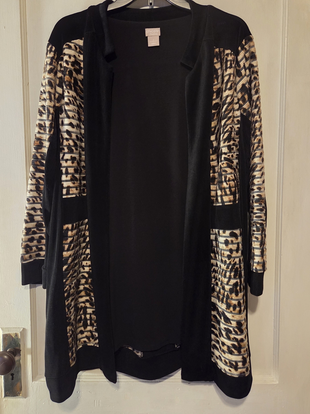 Chico's Travelers collection open-front cardigan - Picture 1 of 3